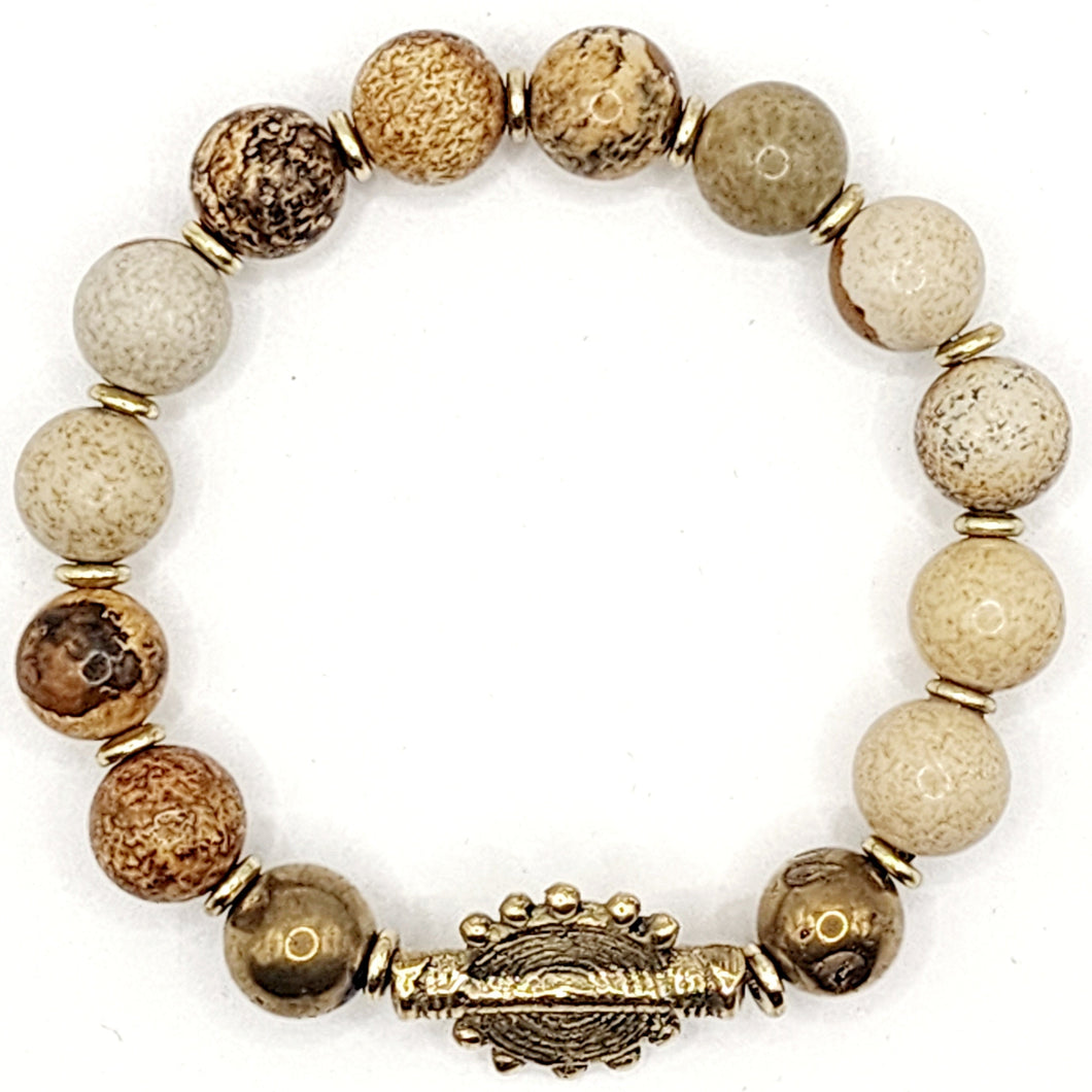 African Brass + Gemstones