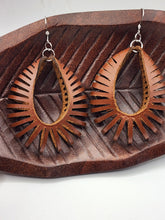 Load image into Gallery viewer, 3D Sculpted Leather Earrings - Nova
